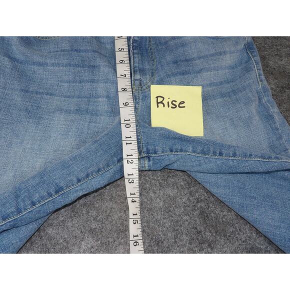Ella Moss Jeans Straight Leg High Waisted Blue Denim 12/31 - Picture 10 of 12